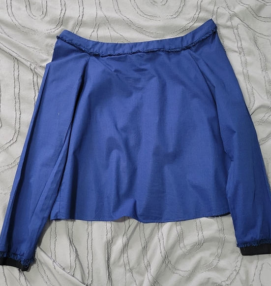 Zara dark blue off shoulder - Picture 3 of 6